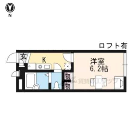 レオパレスグリーンエコー彦根の物件間取画像